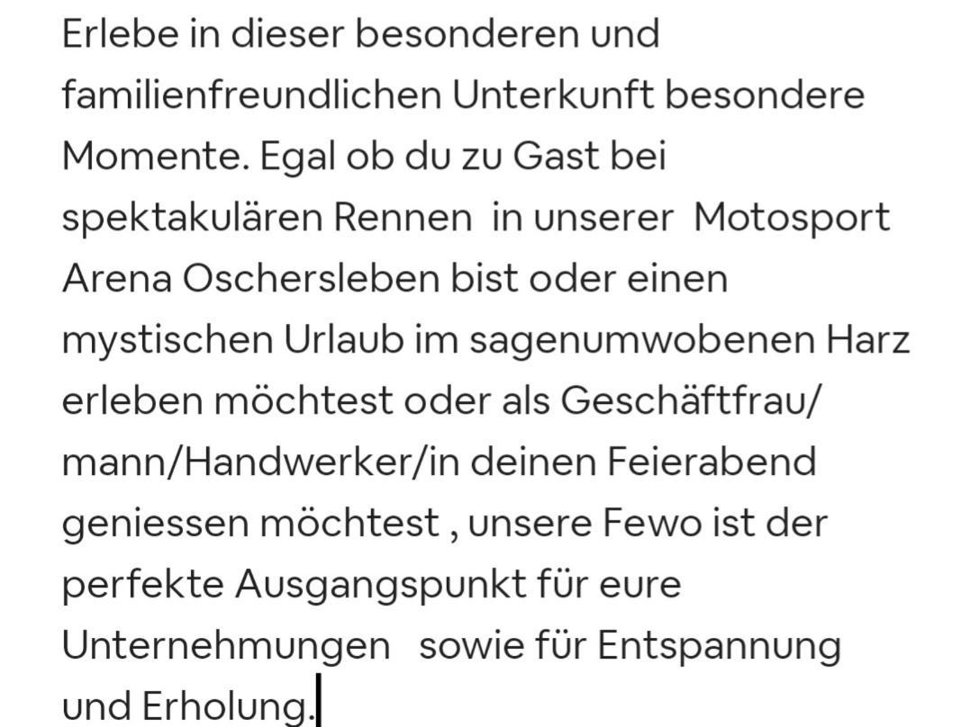 Fewo Am Grossen Bruch Oschersleben Esterno foto